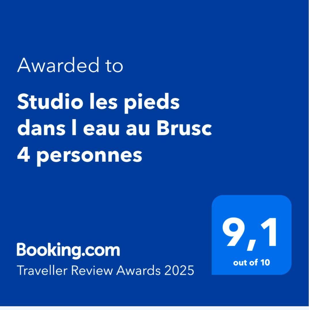 Studio Les Pieds Dans L Eau Au Brusc 4 Personnes 锡富尔勒普拉日 外观 照片